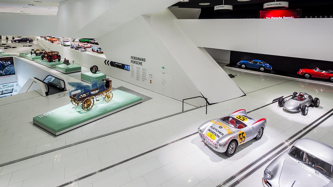 Bodenbelag Porsche Museum Stuttgart