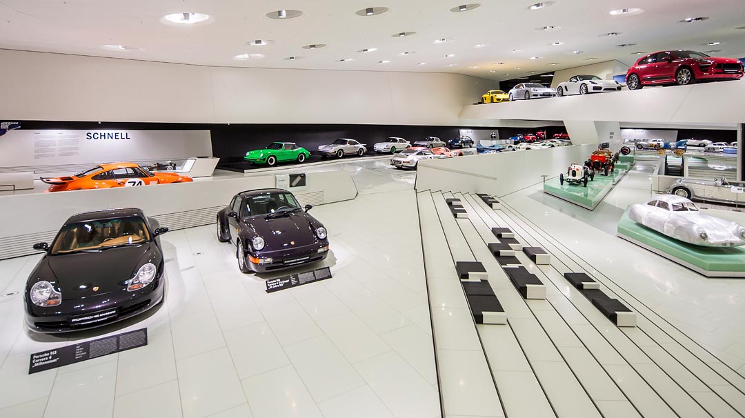 Speckner Bodenbeläge im Porsche Museum Suttgart